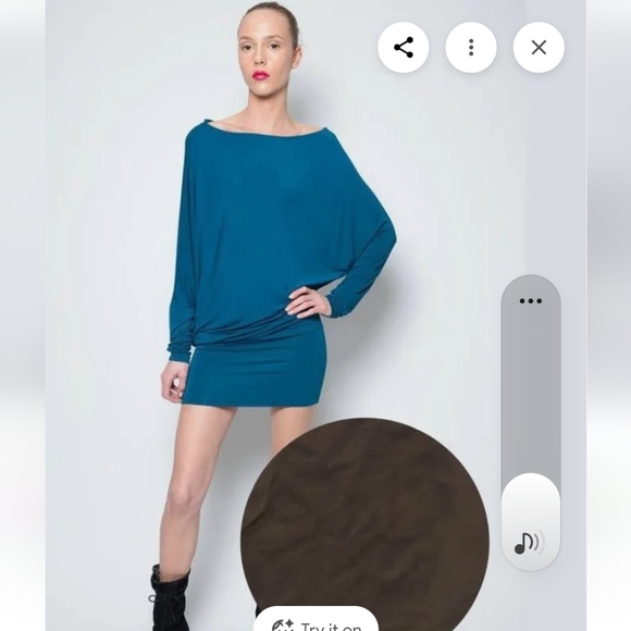 NWT Yana K Sam Mini Dress One Size Fits ALL - Picture 5 of 5